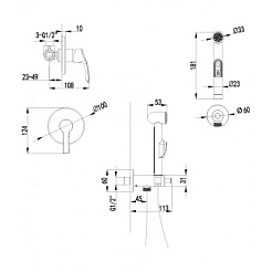Lemark Смеситель Plus Strike LM1119C для биде – фотография-2