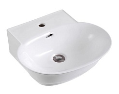 Aquatek Подвесная раковина Классик 40 AQ5040-00 белая – фотография-1