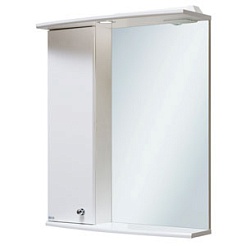 Runo Зеркальный шкаф Ирис 55 L – фотография-1