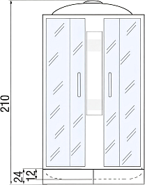River Душевая кабина Nara Eco 90/24 – фотография-12