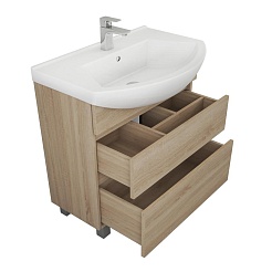 Owl 1975 Мебель для ванной Eland 75 дуб сонома – фотография-4