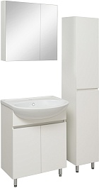 Runo Зеркальный шкаф Лада 60 белый – фотография-3