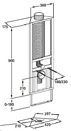Schwab Система инсталляции 288-0100, кнопка смыва матовый хром – фотография-2