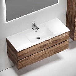 Sancos Тумба с раковиной Urban 120 дуб чарльстон раковина Element 121 CN7006 – фотография-2