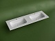 Ceramicanova Мебельная раковина Grace 141 с двумя чашами CN7022 белая – картинка-7