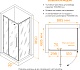 RGW Душевой уголок Classic CL-046B 90x70 профиль черный стекло прозрачное – картинка-14