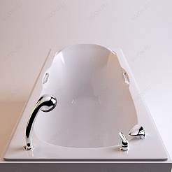 Фэма Ванна из литьевого мрамора Алассио 170 – фотография-3