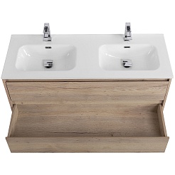 BelBagno Тумба под раковину Kraft 120 подвесная Rovere Galifax Bianco – фотография-7