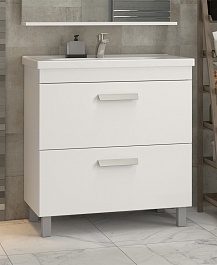 Vigo Тумба с раковиной Nova 2-800 2 ящика белая – фотография-4