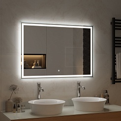 Continent Зеркало Fancy Led 1000x700 – фотография-8