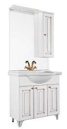 Водолей Тумба с раковиной "Белладжио 85" патина золото – фотография-5