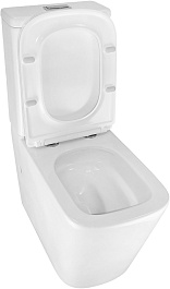 Azario Унитаз-компакт Etereo AZ-8203 безободковый с бачком с сиденьем микролифт белый – фотография-8