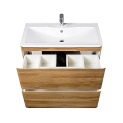 BelBagno Тумба с раковиной Albano 80 напольная Rovere Rustico – фотография-4