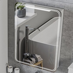 Mixline Мебель для ванной Виктория 60 R подвесная белая софт – фотография-14