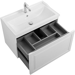 Cezares Тумба под раковину Giubileo 80 подвесная брашированный ясень – фотография-5