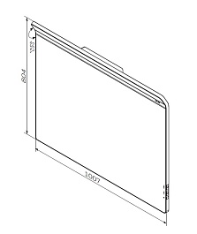 Am.Pm Мебель для ванной Inspire 2.0 100 графит матовый – фотография-2