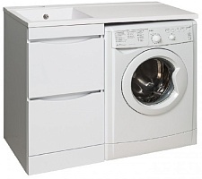 Runo Тумба с раковиной Орион 105 R белый