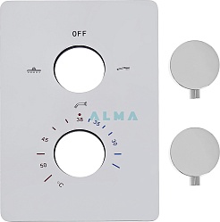 ALMAes Душевая система Weber TVZ-0808 с термостатом хром – фотография-5