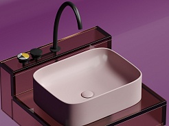 Ceramicanova Мебельная раковина Element 50 CN6052MP розовый матовый – фотография-8