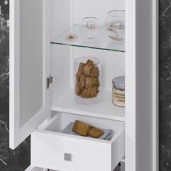 Opadiris Шкаф-пенал для ванной Лаура 45 L белый – фотография-3
