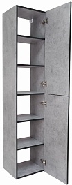 Brevita Шкаф пенал Rock 35 R бетон светло-серый – фотография-2