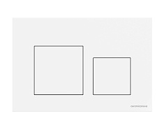 Ceramicanova Кнопка смыва Balance Square CN12-002W белый глянец