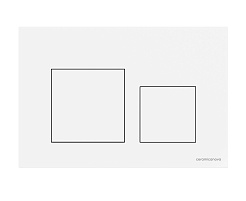 Ceramicanova Кнопка смыва Balance Square CN12-002W белый глянец – фотография-1