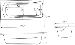 Marka One Акриловая ванна Prime 170x75 – фотография-4