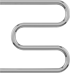 Domoterm Полотенцесушитель водяной 32 М 600x400 DMT хром – фотография-1