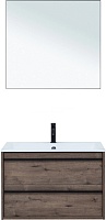 Aquanet Мебель для ванной Lino 80 подвесная дуб веллингтон