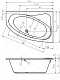 Riho Акриловая ванна Lyra 153 R – картинка-5