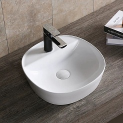 Ceruttispa Раковина накладная 40 CR0075 белая – фотография-6