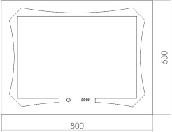 Mixline Зеркало Премьер Отто 80 – фотография-2