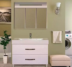 Misty Зеркальный шкаф "Николь 120" – фотография-3