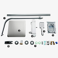 Gappo Смеситель для вынны G83 G2483-40 хром – фотография-2