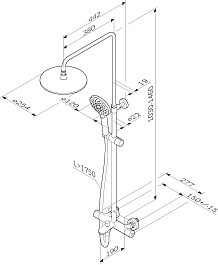 Am.Pm Душевая система Like F0780564 – фотография-8