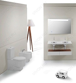 Jacob Delafon Зеркало "Formilia 80" с часами – фотография-2