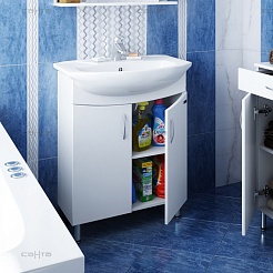 СанТа Тумба для умывальника Элеганс 65  – фотография-2