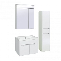 Runo Мебель для ванной Парма 60 подвесная, 2 двери – фотография-4