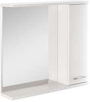 Mixline Зеркало-шкаф Анри 75 R белый
