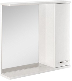 Mixline Зеркало-шкаф Анри 75 R белый – фотография-1