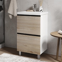 Vigo Мебель для ванной Cross 500-0-2 подвесная дуб давос натуральный – фотография-5