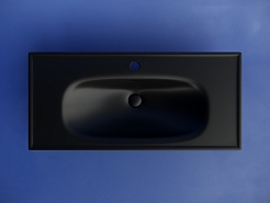 Ceramicanova Мебельная раковина Sabo 100 CN13003MB чёрная матовая – фотография-2