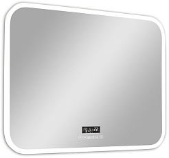 Continent Зеркало Demure Led 800x600 с музыкальным блоком – фотография-4