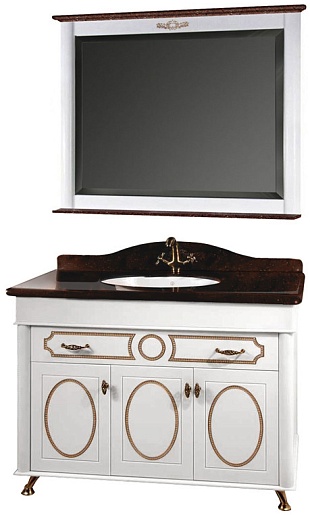 Водолей Мебель для ванной "Изабель 100" F-1 коричневая – фото-1