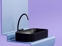 Ceramicanova Мебельная раковина Element 70 CN6054MB чёрный матовый – фотография-5