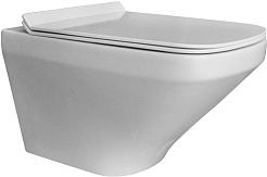 Esbano Унитаз Onix подвесной безободковый белый – фотография-1