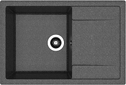 Dr. Gans Мойка кухонная Техно 860 черная – фотография-1