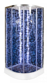 DTO Душевая кабина BМ1510 N с LED-подсветкой и гидромассажем – фотография-10