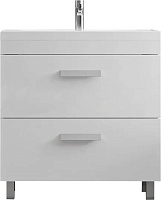 Velvex Тумба под раковину Orlando 60 белая матовая